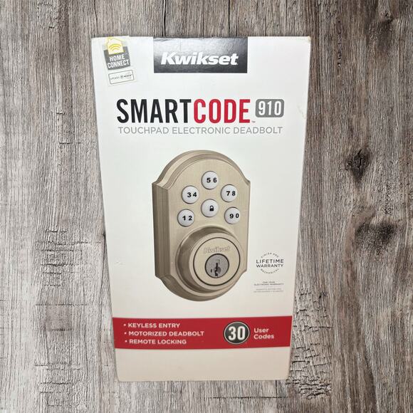 Kwikset Smartcode 910 touchpad‎ electronic deadbolt keyless entry - Picture 1 of 2